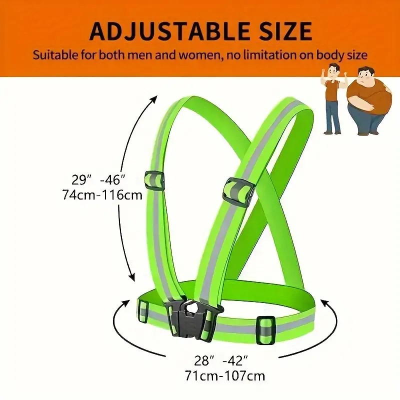 Running Visibility Gear - Reflective Vest Running Gear, High Visibility