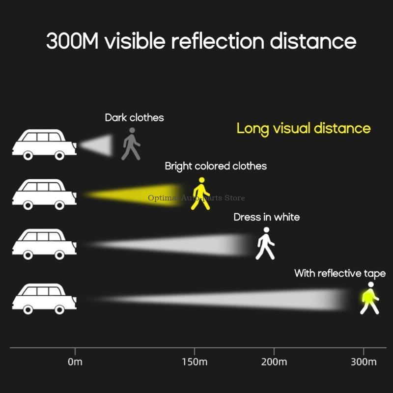 Running Visibility Gear - Reflective Bands for Arm/Wrist/Leg High Visibility