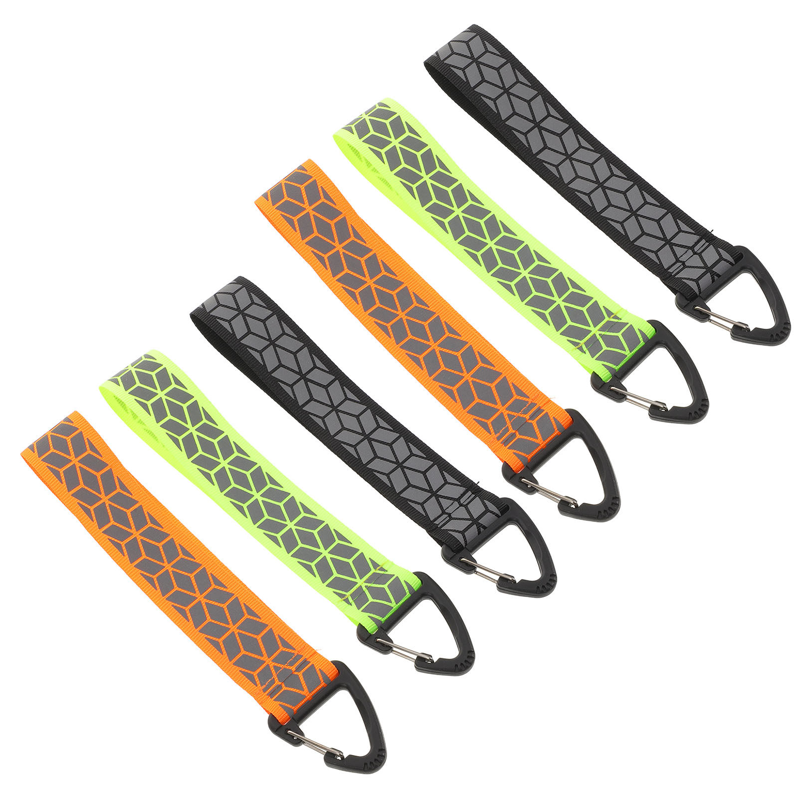 Running Visibility Gear - 6Pcs Reflective Keychains High Visibility Safety