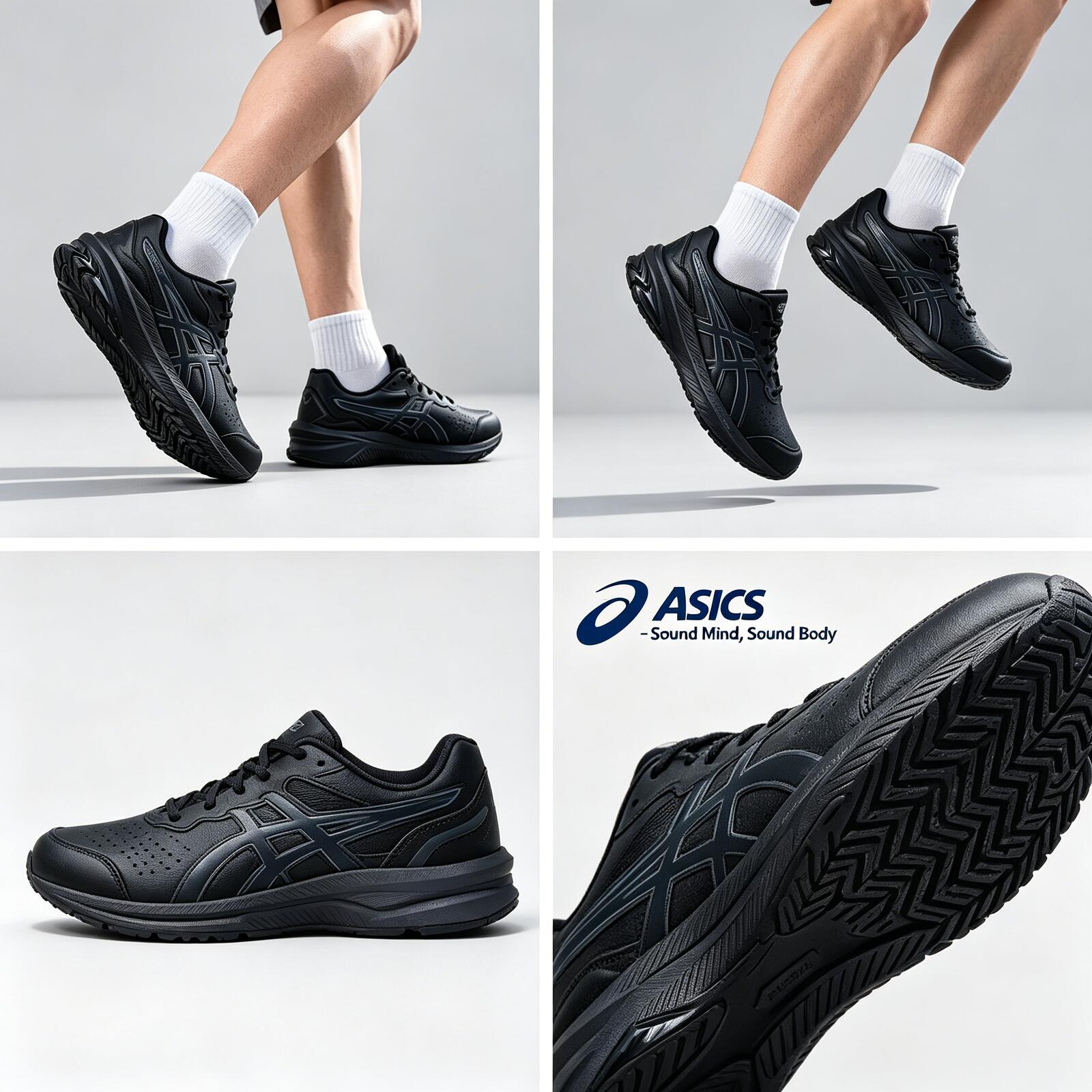 ASICS Men Running Shoes Leathe - Running Gear Asics review and price