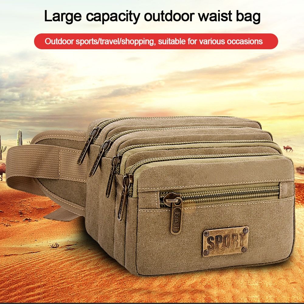 Useful Canvas Waist Bags Multi - Running Zwift review and price