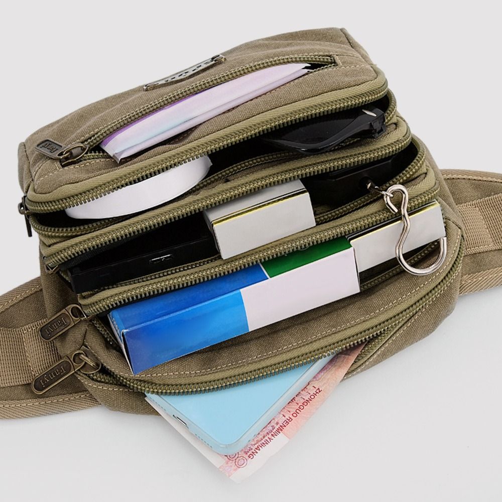 Useful Canvas Waist Bags Multi - Running Zwift review and price