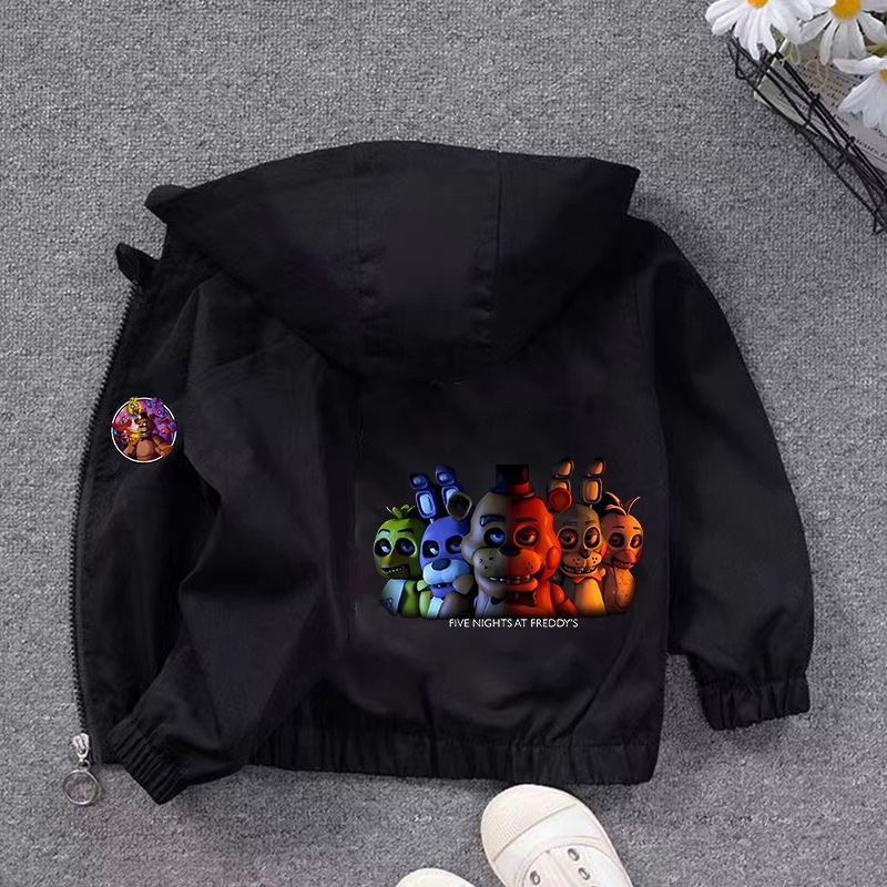 Fnafs Hooded Jacket Boys Girls - Running Gear For Kids review and price