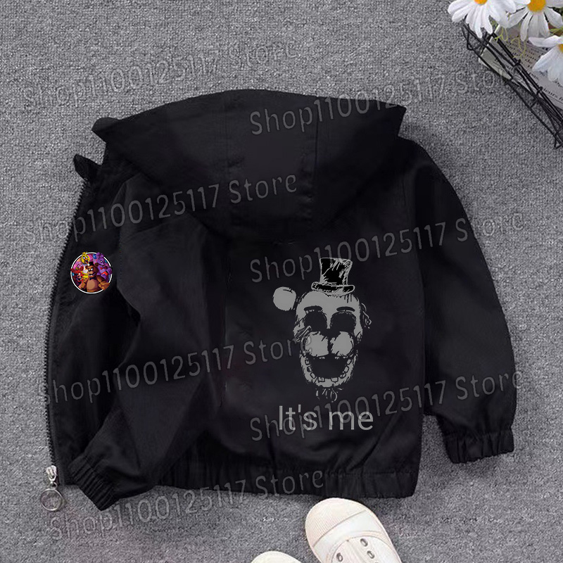 Fnafs Hooded Jacket Boys Girls - Running Gear For Kids review and price