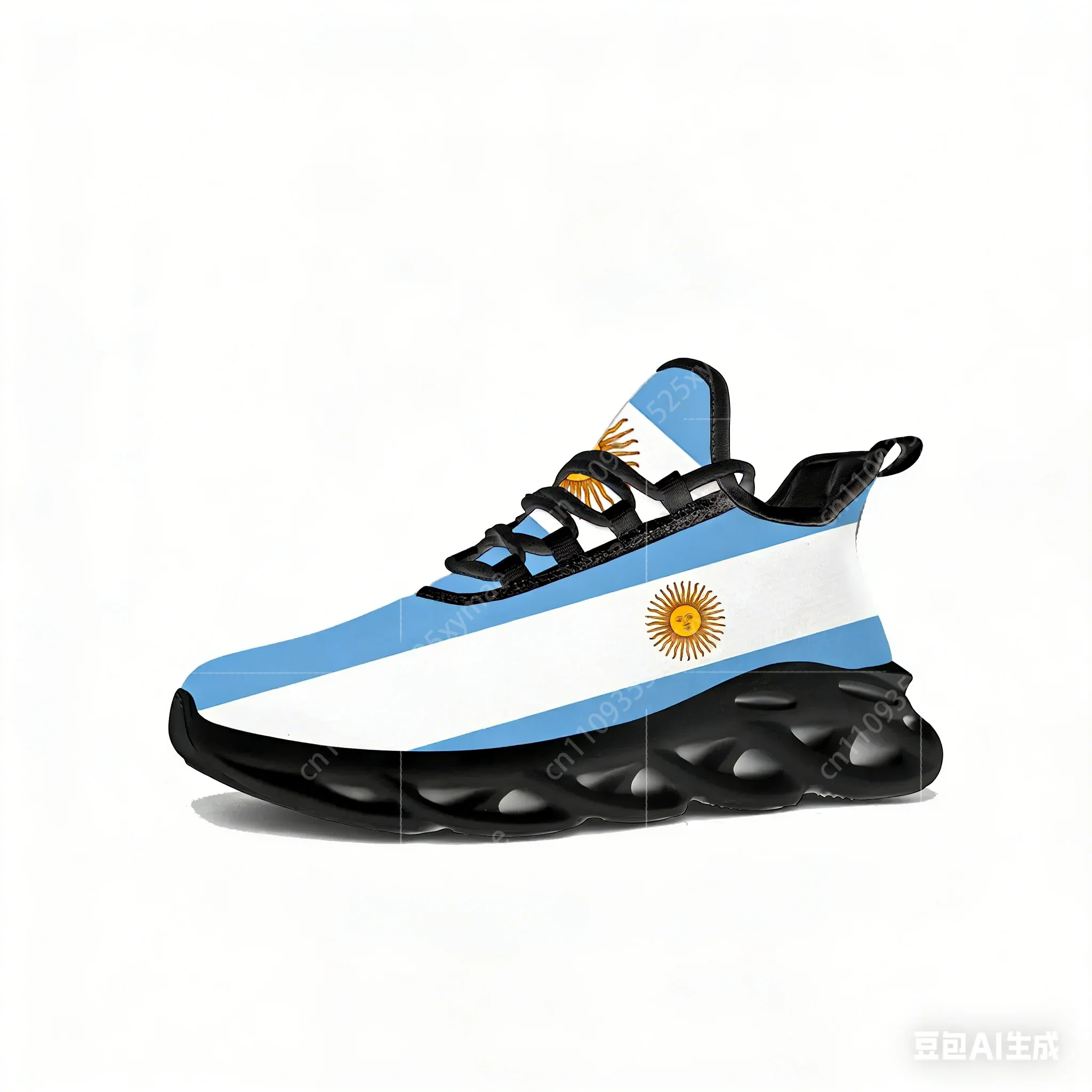 Argentine Flag Flats Sneakers  - Running Gear Ladies review and price