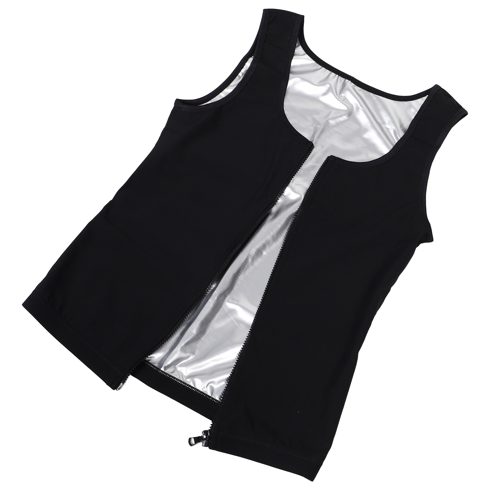 Men Sweat Vest Zip Up Compress - Running Gear Tank review and price