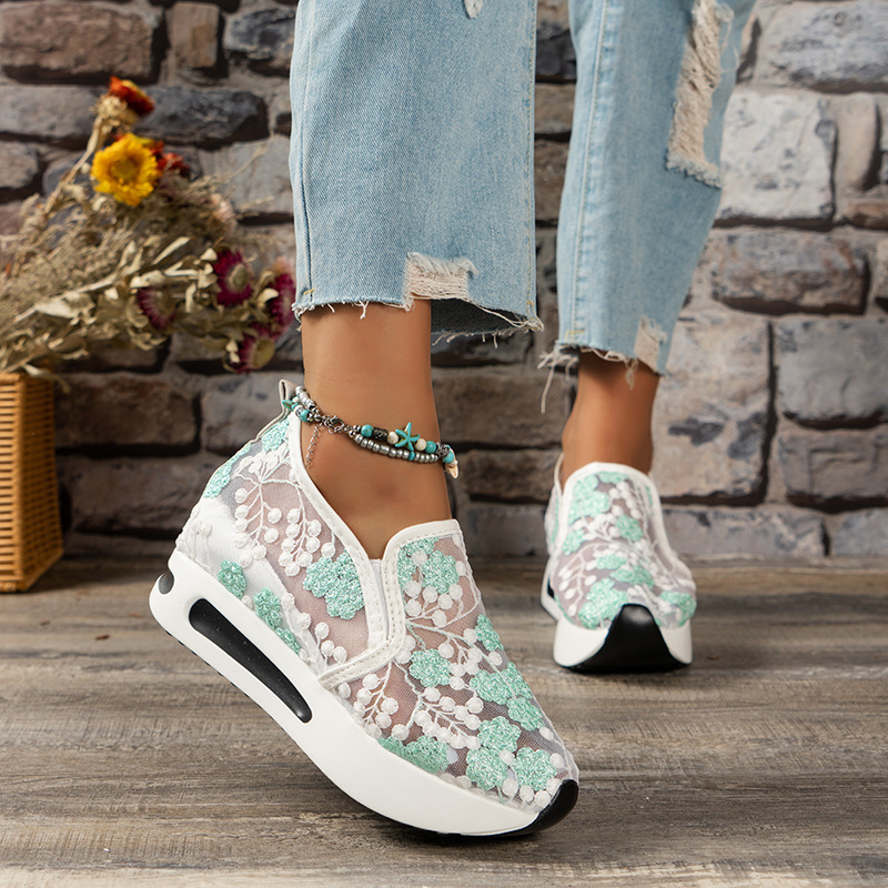 Lace Flats Platform Women Spor - Running Gear Ladies review and price