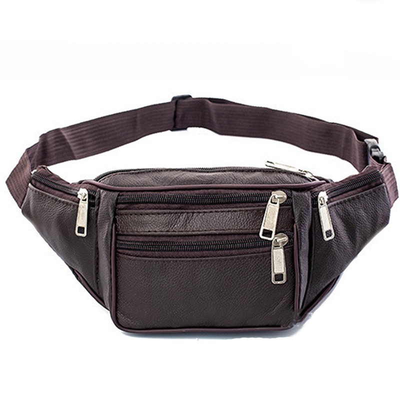 Leather Men Waist Chest Bag Th - Running Zwift review and price